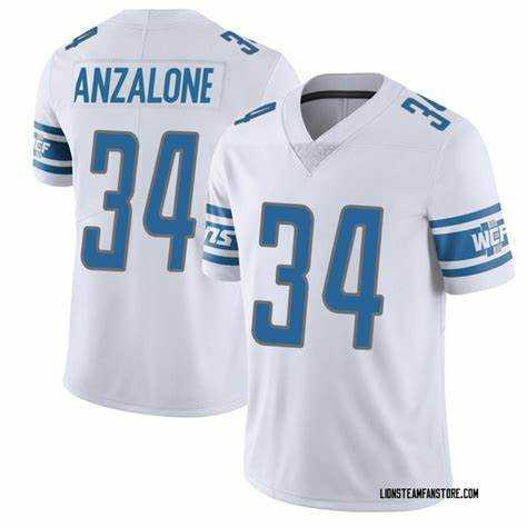 Men & Women & Youth Detroit Lions #34 Alex AnzaloneWhite Vapor Untouchable Limited Stitched Jersey